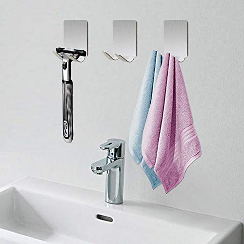 Wall Hooks Self Adhesive Multi Purpose Sticking Hanger Shaving Razor