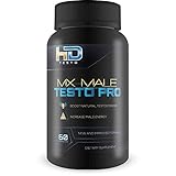 MX Male Testo Pro - by HD Testo - Ginseng Test Boost Blend for Natural Test Boost, Weight Loss, and Male Energy - Help Restore Youthful Energy, Vigor, and Metabolism with This Natural Herbal Blend