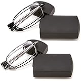 DOUBLETAKE Reading Glasses - 2 Pairs Folding