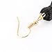 ELEARD Tassel Earrings Tiered Thread Tassel Dangle Earrings Statement Layered Tassel Drop Earrings (Black)