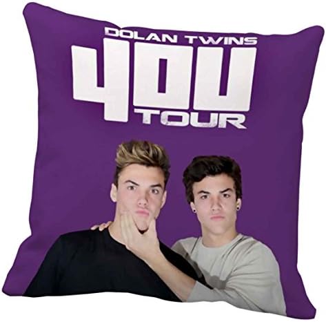 Dolan twins tour for you Cushion Pillow Case 18"x18"