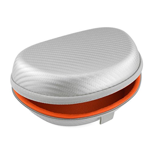 Beats Solo 2 Headphones Carrying Case/Travel Bag with Space for Cable, Parts and Accessories (Luxe Silver)