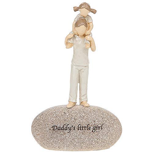 Angels Daddy's Little Girl Sentimental Pebble Gift