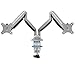 EUREKA ERGONOMIC Dual Monitor Arms, Full Motion Dual Stacking Mount, Fits Screens Up to 30