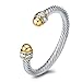 UNY Fashion Jewelry Brand Cable Wire Retro Antique Bangle Elegant Beautiful Valentine