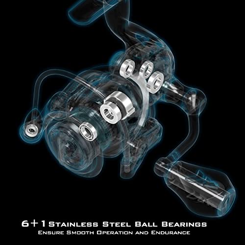 KastKing Zephyr Spinning Reel,Size 500 Ice Fishing Reel, Light Weight