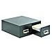 MMF Industries STEELMASTER Card Catalog Cabinet | Holds 4” x 6” Cards | 1500 Cards Per Drawer | Follower Block | Two Drawers | Rubberized Feet | Steel 4 x 6 Index Card Box
