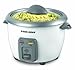 Black & Decker RC3406 3-Cup Dry/6-Cup Rice Cooker and Steamer, White