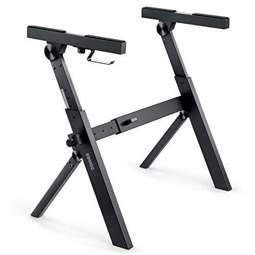 Donner キーボード ピアノ Z型 スタンド 折りたたみ式 高さ55-85cm調節 54/61/73/76/88键電子ピアノ対応 頑丈 安定 舞台 スタジオ 教室に適用 DKS-100