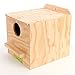 Ware Manufacturing Nest Box, Perfectly Sized for Cockatiels, Natural Wood