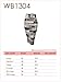 MBJ WB1304 Womens Print Midi Pencil Skirt L Black_Brown