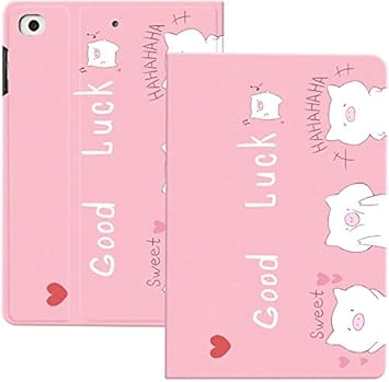 Amazon Xmwm かわいい漫画のパターンでのipad 10 2 19ケース ソフトシリコンipadのスマートカバー磁気オートスリープ アップルipadの第7世代 アボカドのためのモーニングコール 幸運を Xmwm タブレットケース 通販