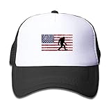 LoeEmak American Flag Bigfoot Adult's Mesh Cap
