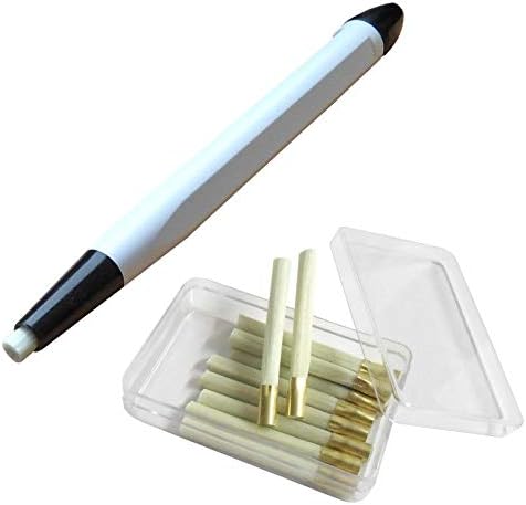 WITTKOWARE 4mm Fibreglass Eraser Pen with 12 Replacement Brushes