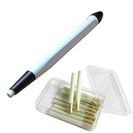 WITTKOWARE Glasfaser-Radierstift, 4mm, mit 12 Ersatzpinseln