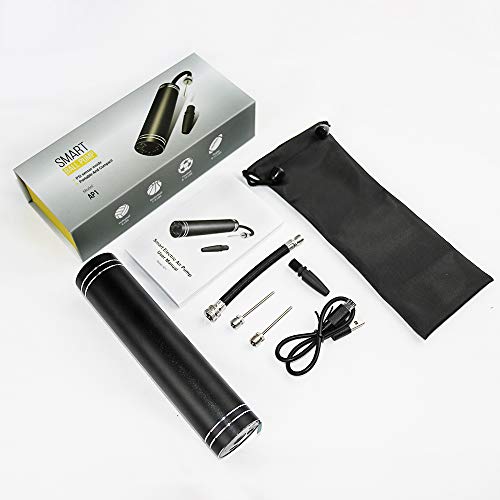 Automatic Electric Ball Pump, Air Pump with Needle and Nozzle for Balls, Basketball, Soccer, Volleyball, Football, Rugby, Inflatables and More, Built-in Digital Pressure Gauge - Thumbnail 4