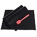 Ciko BBQ Grill Mat Barbecue Grilling&Baking Mats 16 x 13 Inch Non-Stick FDA-Approved - Heat Resistant 500 Degree,Works on Gas Charcoal Electric Grill Ovens Top Grill Accessories(3 Pack + 1 Oil Brush)