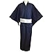 Edoten Men's Kimono Japan Shijira Weaving Yukata 705 NV XL
