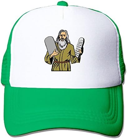 Moses Religion Christianity Big Foam Snapback Hats Mesh Back Adjustable Cap