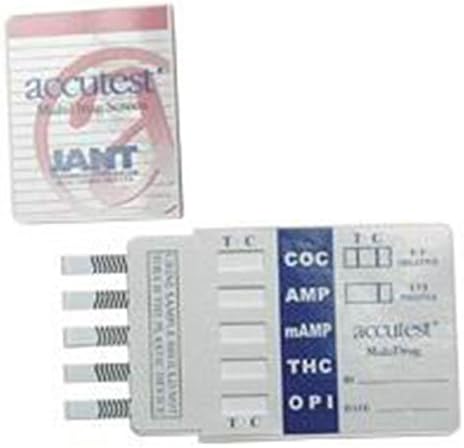 WP000-DS-01AC425 DS-01AC425 DS-01AC425 Drug Screen Accutest 5 Parameter Urinary 25/Bx Jant Pharmacal Corp.