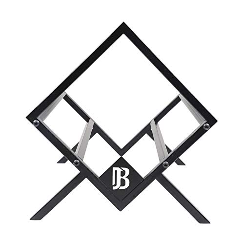 JB EDGE Vinyl Record Holder, Quality LP Rack display up to 100 Albums