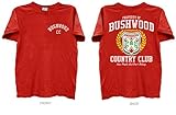 Caddyshack Bushwood CC Back Print Red Adult T-shirt Tee