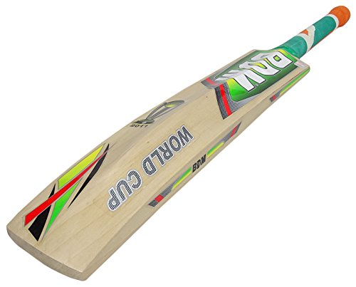 World Cup 2011 BDM Adult Sizes English Willow Wood Cricket Bat With Carry Case - Choose Weight - Thumbnail 2