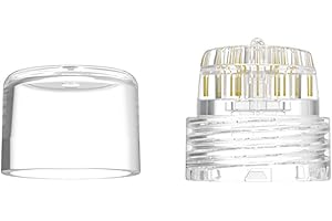 AQUAPEN Beauty Replacement Head Microneedle Tip Compatible with Hydra Needle & Micro Infusion System | Microneedling Head for Threaded Glass Vial Connection​ Derma Stamp