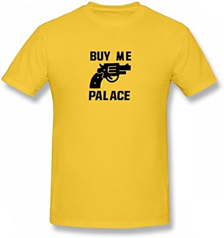 PUDNTSD Buy Me Palace Palace Skateboard Cool Tshirt Printed Cotton T-Shirts Tops Logo Authentic Men Tee Gold