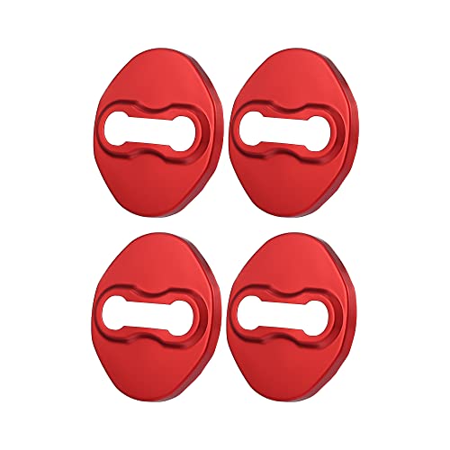 X AUTOHAUX Lock Latches Cover Stainless Steel for Mitsubishi Outlander Red at Amazon