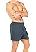 Men's Boxer Shorts - Single Pack Bamboo Viscose Underwear by Texere (Sancus, Heather Blue, X-Large) Sweet Gift for Valentine MB6104-2U1-XL