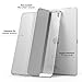 MoKo Case for iPad Pro 12.9 - Slim Lightweight Smart-shell Stand Cover with Translucent Frosted Back Protector for Apple New iPad Pro 12.9 Inch 2017 & 2015 Tablet, SILVER (with Auto Wake / Sleep)