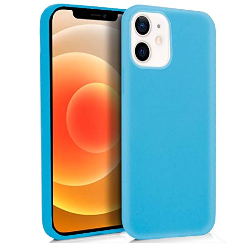 Cool Silicone Case for iPhone 12 Mini (Sky Blue)