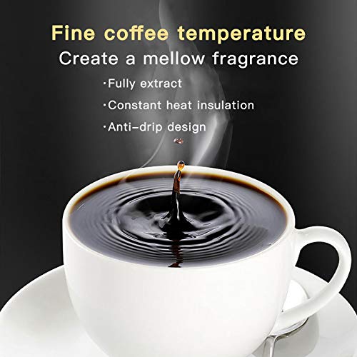 OULISI Filterkaffeemaschine mit Glaskanne | 1,5L Füllmenge | 11-15 Tassen | 950W |Kaffeemaschinenzubehör mit Deckel – Bild 3