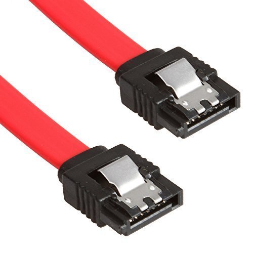 LIANSHU 6Pack Straight SATA III Cable 6.0 Gbps L=24 Inches (6Pack Red)