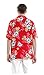 Hawaii Hangover Men's Hawaiian Shirt Aloha Shirt M Hibiscus Red