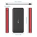 EC Technology Portable Charger 22400mAh Power Bank Ultra High Capacity 3 USB Chargring External Cell Phone Battery Pack with Auto IC and Flashlight for iPhone Android Phone Tablets