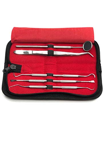 image for GENERIC Dental Tools, 5 Pack Teeth Cleaning Tools Stainless Steel Tart