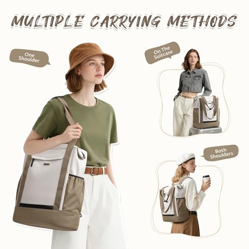 GOLF QUALITY Laptop Backpack for Women Work Business Travel Backpack Laptop Backpack Casual College Daypack Dark Green 14 Inch