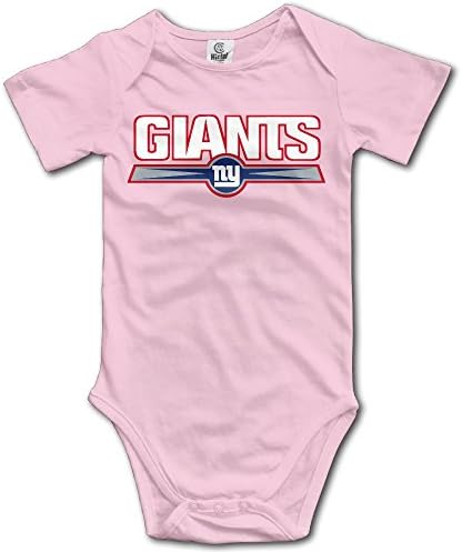 DW Toddler NY Giants Short Sleeve Climb Jumpsuit Pink 18 Months