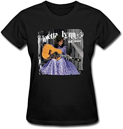 TIERTS Women's Full Circle Loretta Lynn T-shirt Size XXL Black