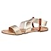 MUDAN Women's Elastic Flat Sandals