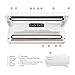 Vacuum Sealer, NanaHome Automatic Handheld Vacuum Food Sealer Saver Machine with Starter Kit Vacuum Bags, Best for Dry and Moist Food Preservation (White)