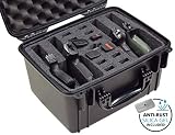 Case Club Waterproof 4 Pistol Case with Silica Gel to Help Prevent Gun Rust