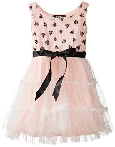 Toddler & Preschool Girls Tiered Tutu Heart Dress