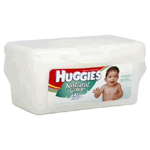 Huggies Natural Care Fragrance Free Baby Wipes, 72Count Tub (Pack of 6) Beauty
