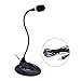 VAlinks® 3.5mm Stereo Plug Flexible Condenser Multimedia Microphone Desktop Mic with Wide Stand for PC Laptop Chatting, Skype, MSN, Yahoo Recording, Microsoft Cortana, Speech, Meeting, Conference