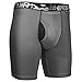 2UNDR Mens gearshift Performance Long Leg Boxer Briefs Cool Grey Medium