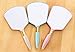 XPXKJ Handheld Mirror with Handle, for Vanity Makeup Home Salon Travel Use (Pink, Square)