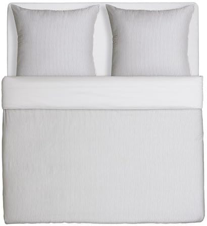 Ikea Rodnarv Bedding Set In White 100 Cotton 3 Piece Set 220 Cm And 80 X 80 Cm Amazon Co Uk Kitchen Home